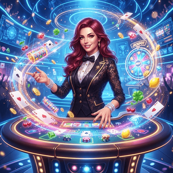 Candyland Casino luxury gaming lobby